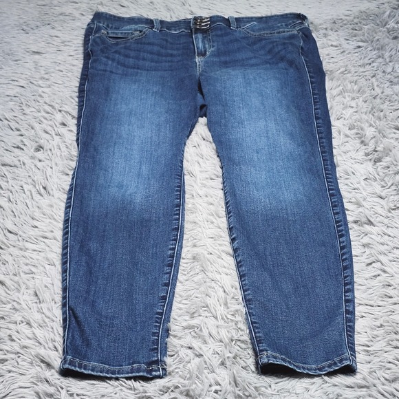 torrid Denim - Torrid Jegging Jeans Womens 18 18R Super Soft Blue Denim Skinny Stretch 3 Button